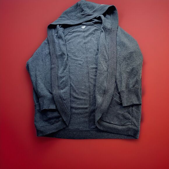 Aerie Women’s Cozy Black Cardigan Hoodie Size: M - Picture 16 of 16